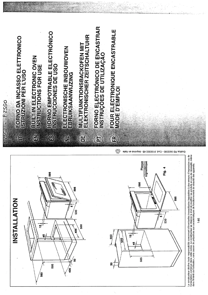 Imagen de la primera página del manual del dispositivo F255