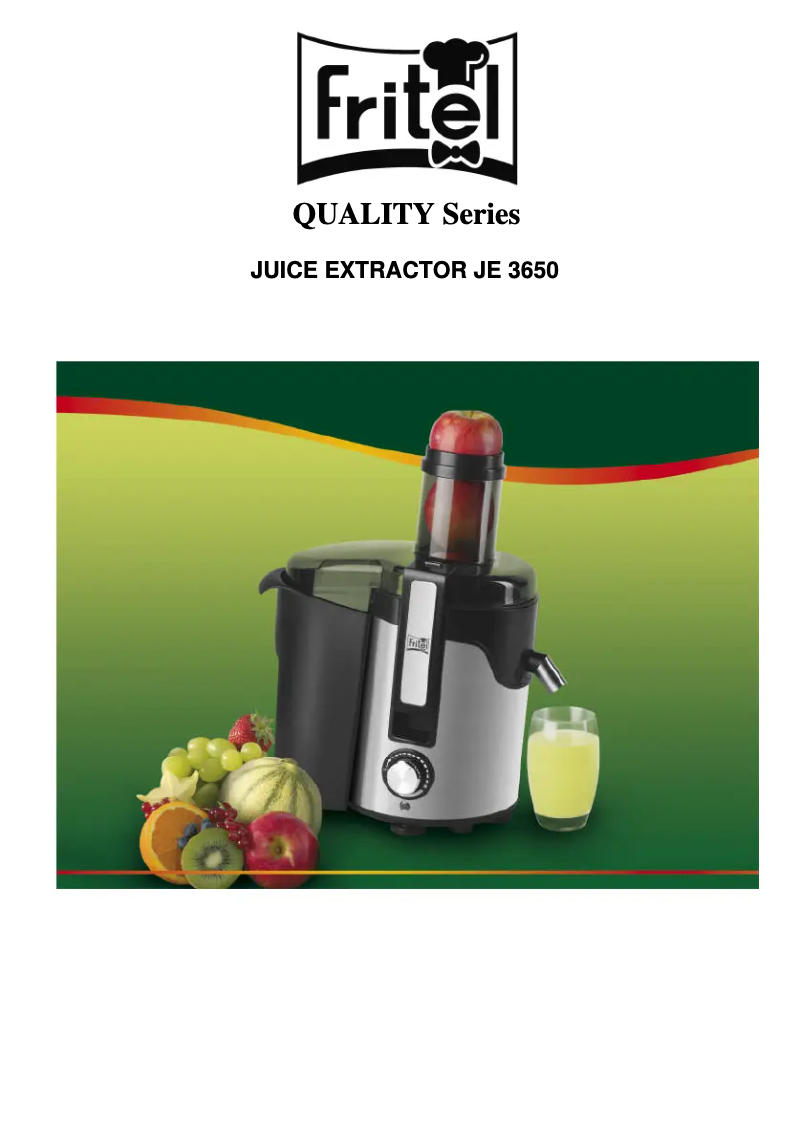 Imagen de la primera página del manual del dispositivo JE 3650