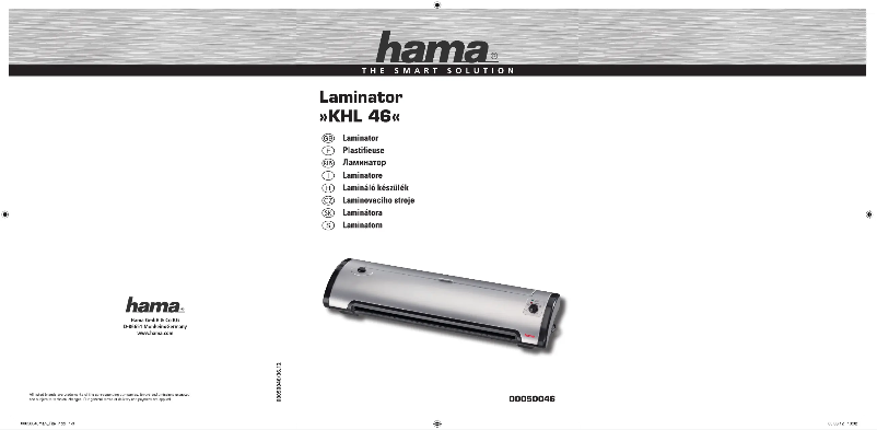 Página 1 del manual Manual de usuario Hama KHL46