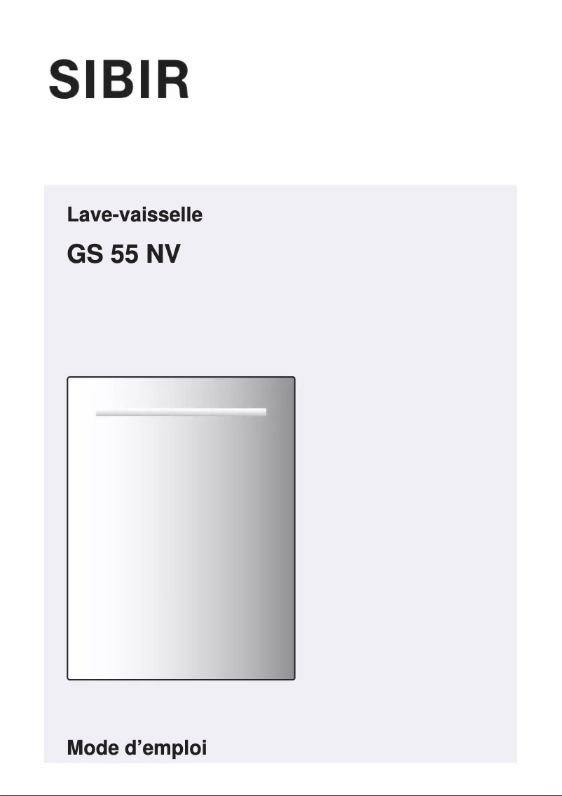 Imagen de la primera página del manual del dispositivo GS 55 NV