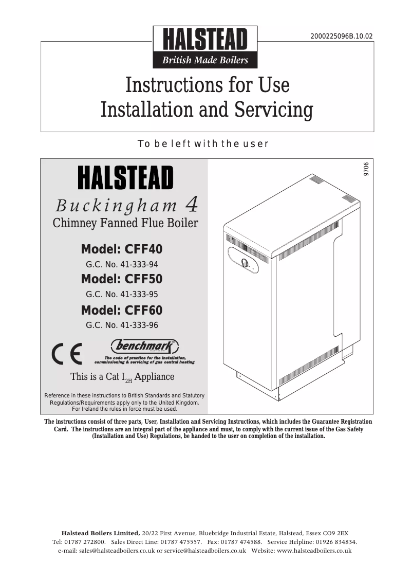 Imagen de la primera página del manual del dispositivo Buckingham 4 CFF50