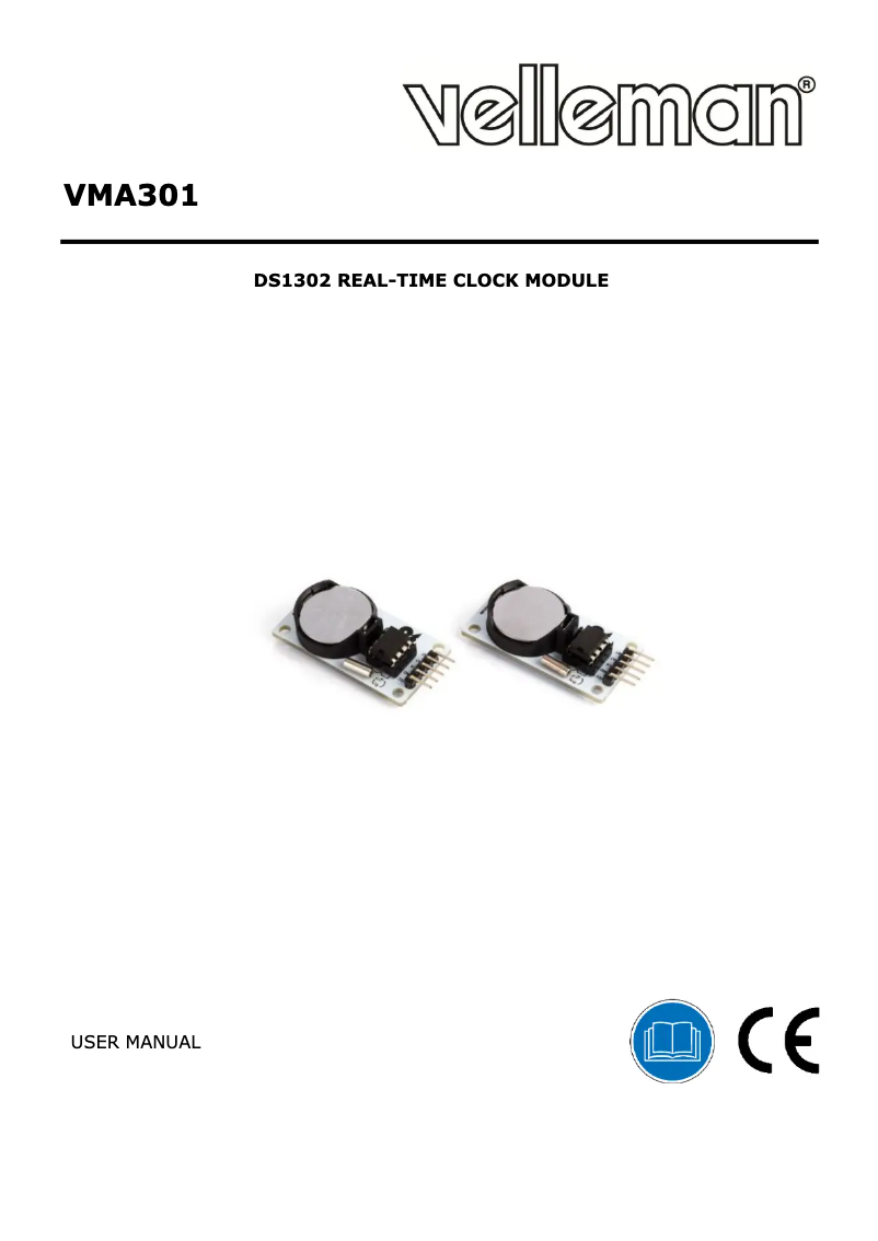 Imagen de la primera página del manual del dispositivo DS1302