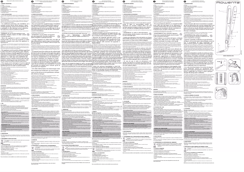 Imagen de la primera página del manual del dispositivo Express Liss