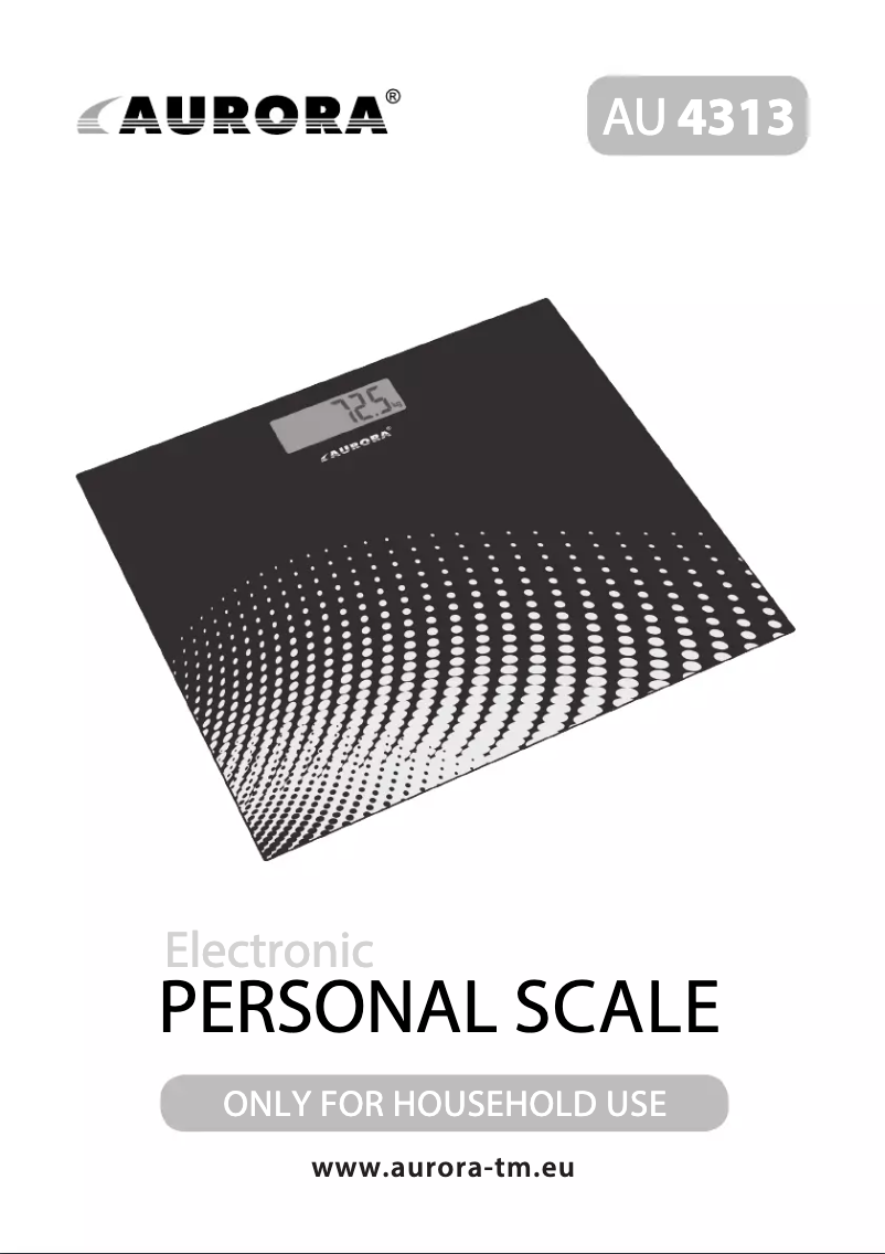 Imagen de la primera página del manual del dispositivo AU4313