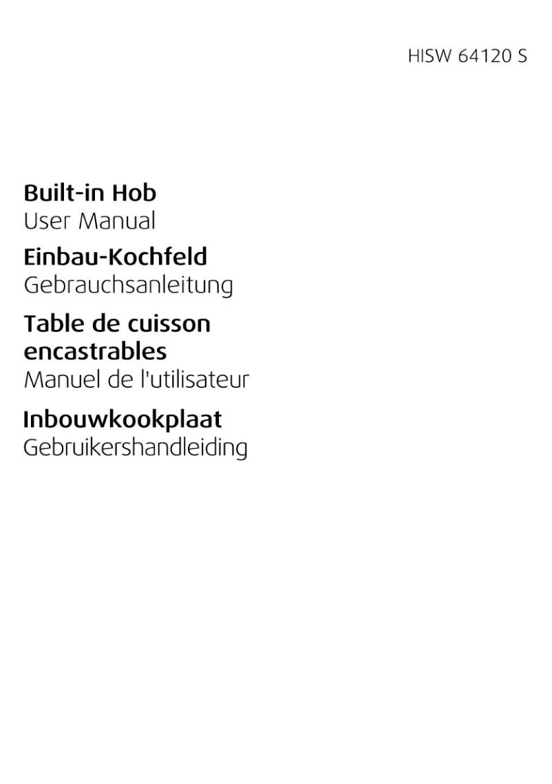 Página 1 del manual Manual de usuario Beko HISW 64120 S
