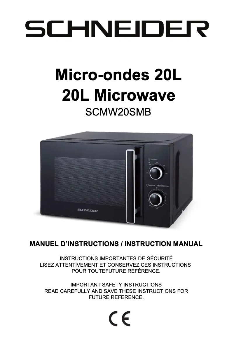 Página 1 del manual Manual de usuario Schneider SCMW20SMB