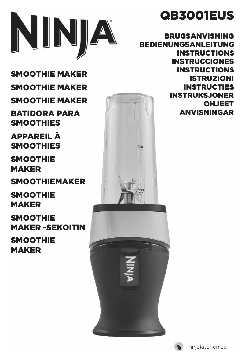 Imagen de la primera página del manual del dispositivo QB3001EUS