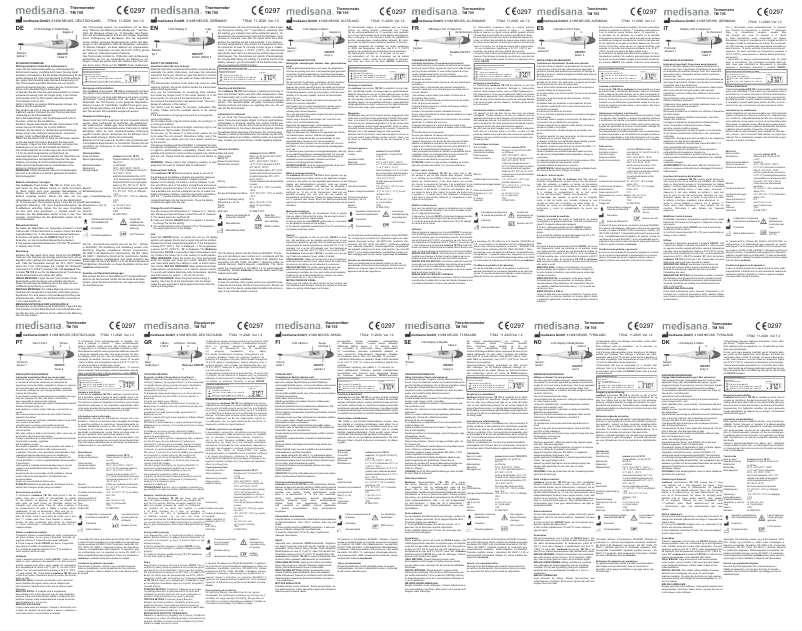 Imagen de la primera página del manual del dispositivo TM 705