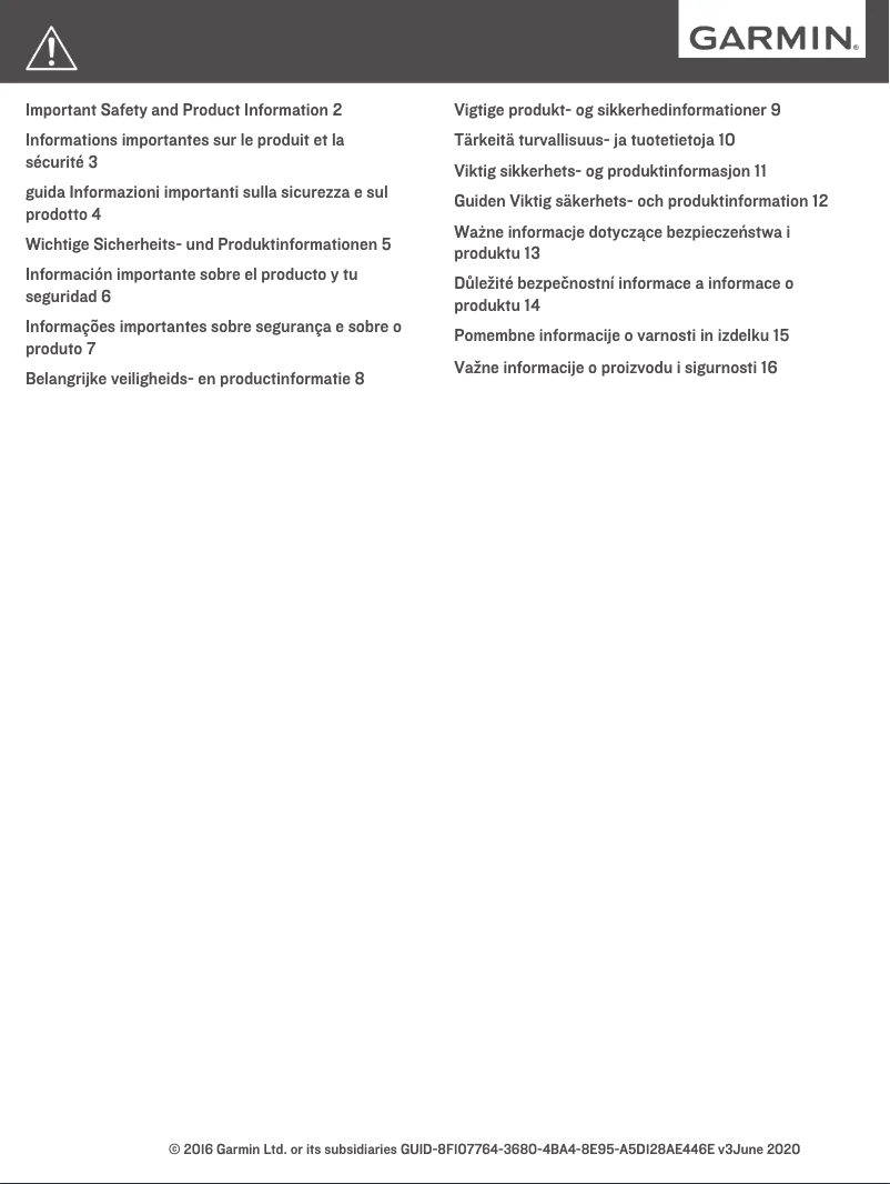 Imagen de la primera página del manual del dispositivo Edge 830