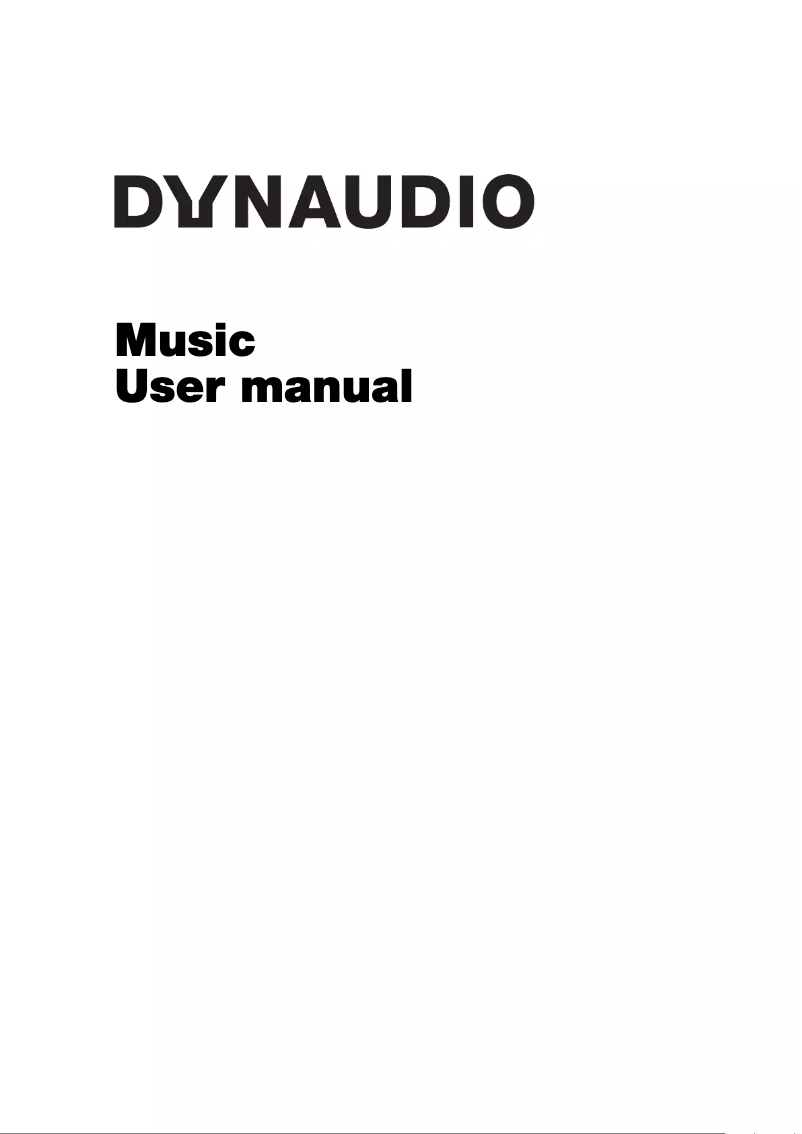 Imagen de la primera página del manual del dispositivo Music 5