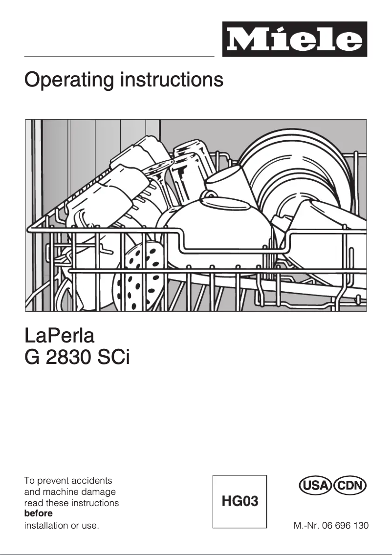 Imagen de la primera página del manual del dispositivo G 2830 SCi