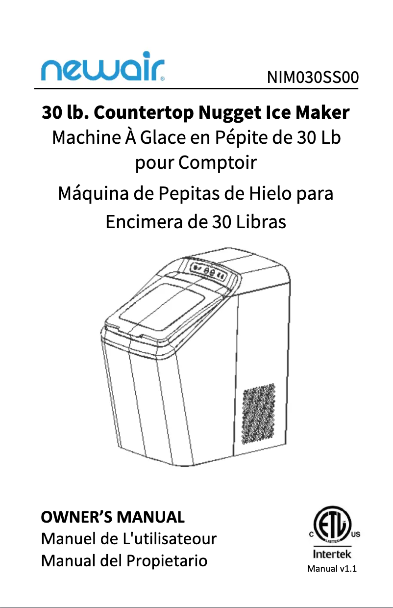 Imagen de la primera página del manual del dispositivo NIM026MS00