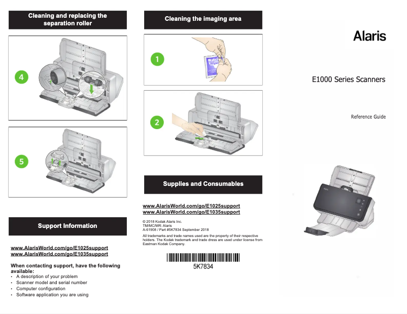 Página 1 del manual Guía de inicio rápido Kodak E1025