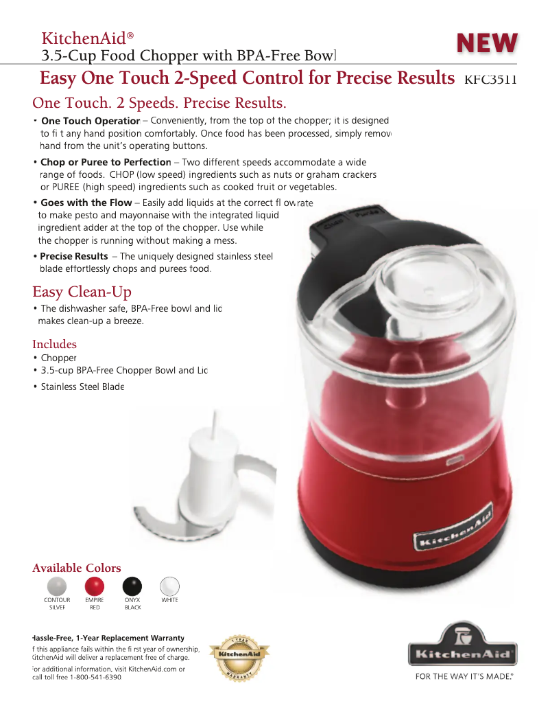 Imagen de la primera página del manual del dispositivo KFC3511