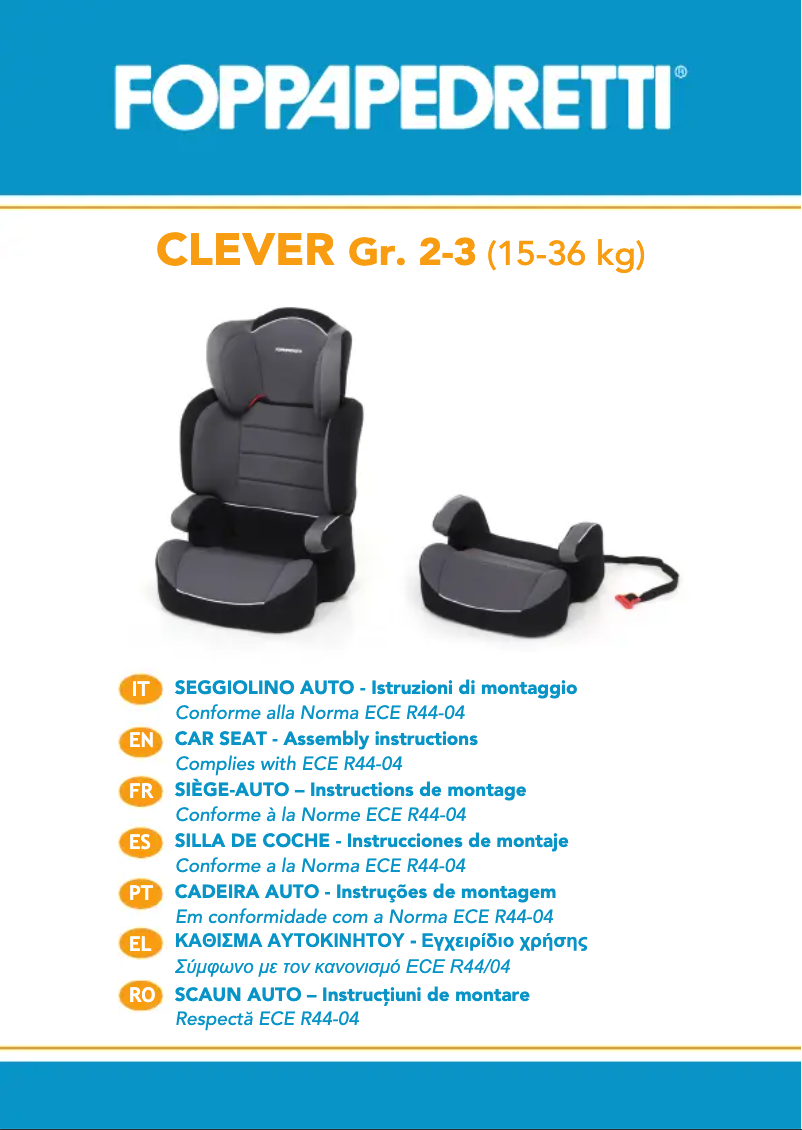 Imagen de la primera página del manual del dispositivo Clever