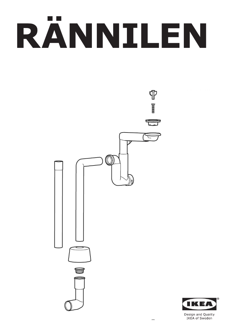 Imagen de la primera página del manual del dispositivo RÄNNILEN