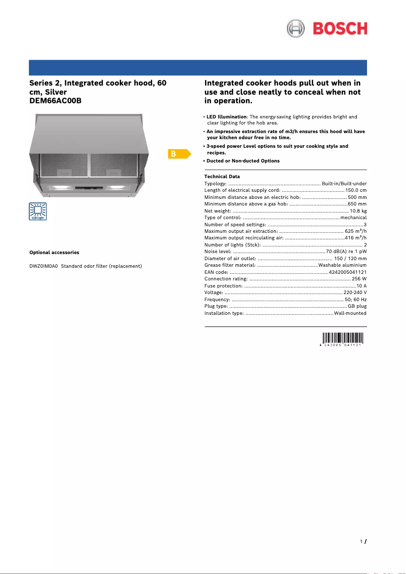 Imagen de la primera página del manual del dispositivo Serie 2 DEM66AC00B
