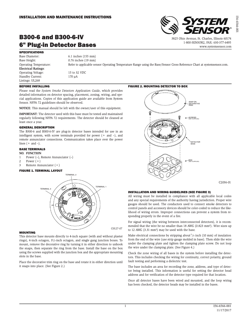 Imagen de la primera página del manual del dispositivo B300-6-BP