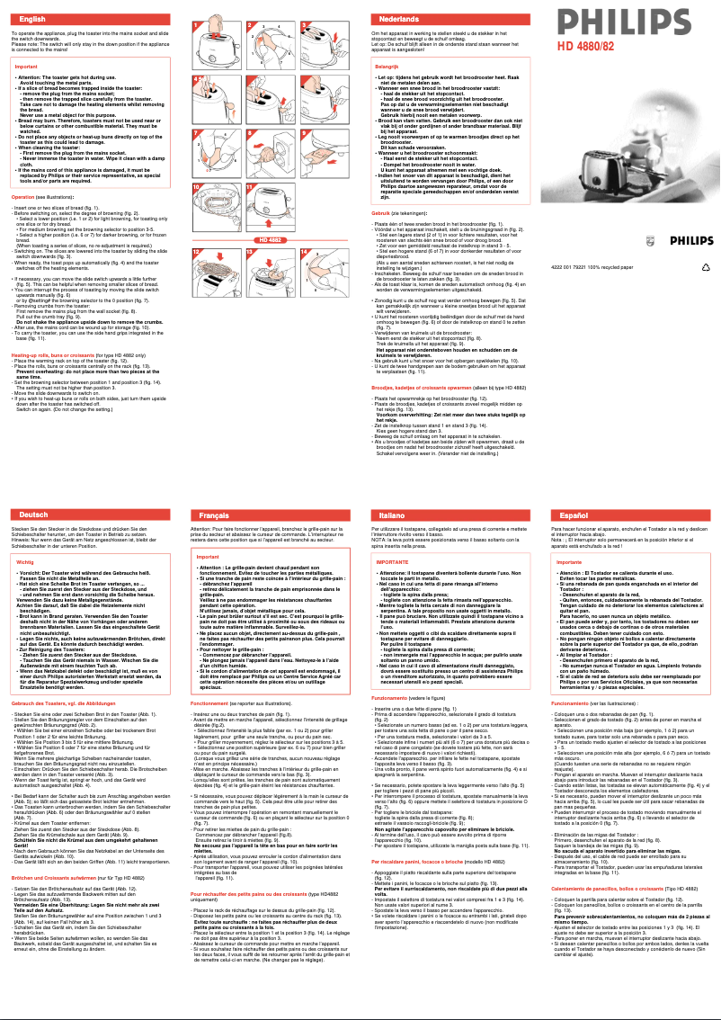 Imagen de la primera página del manual del dispositivo HD4880