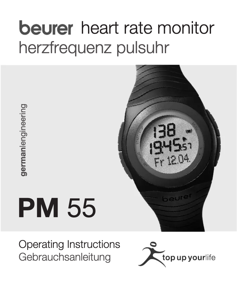 Página nº 1 - Manual de usuario Beurer PM 55