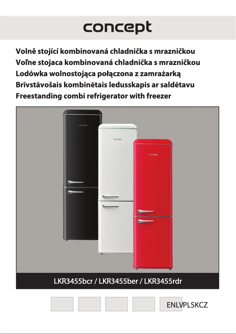 Página 1 del manual Manual de usuario Concept LKR3455BER