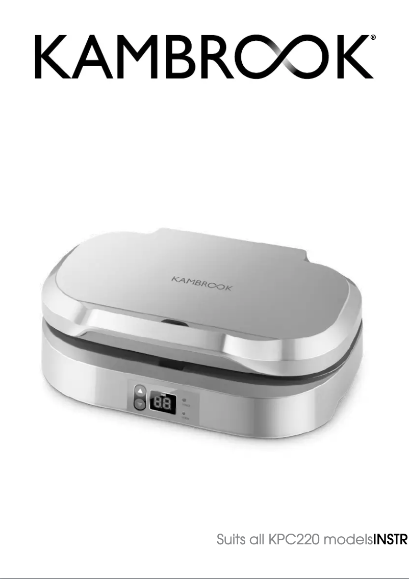Página 1 del manual Manual de usuario Kambrook Perfect Pancake Press KPC220