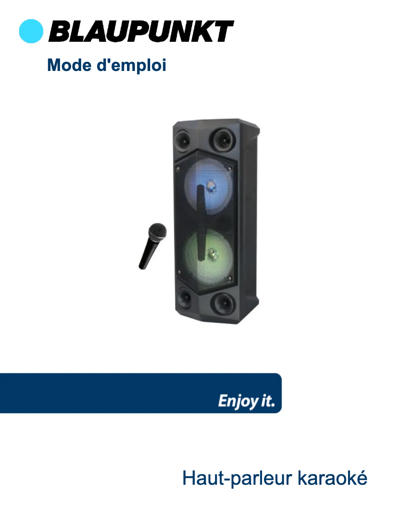 Página nº 1 - Manual de usuario Blaupunkt BLP3950