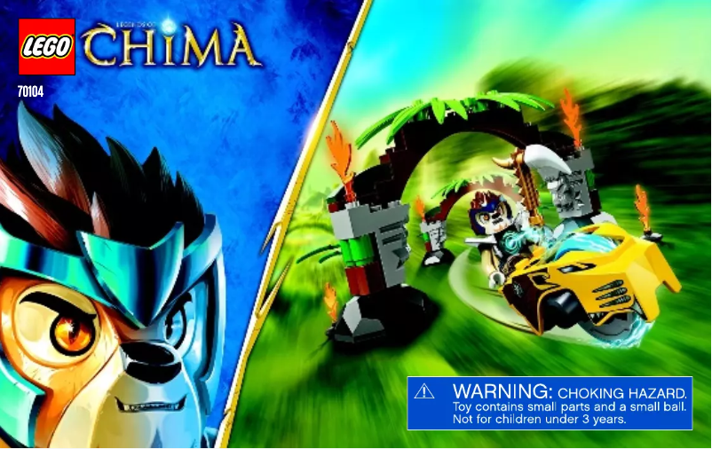 Página 1 del manual Manual de usuario Lego Jungle Gates 70104