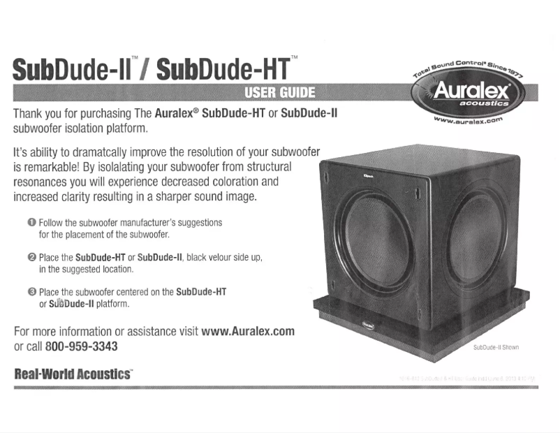 Imagen de la primera página del manual del dispositivo SubDude-II