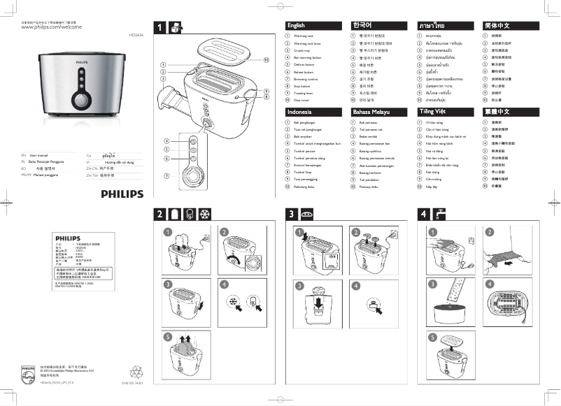 Imagen de la primera página del manual del dispositivo Viva Collection HD2636