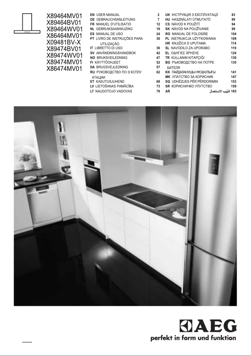 Imagen de la primera página del manual del dispositivo X89474MV01