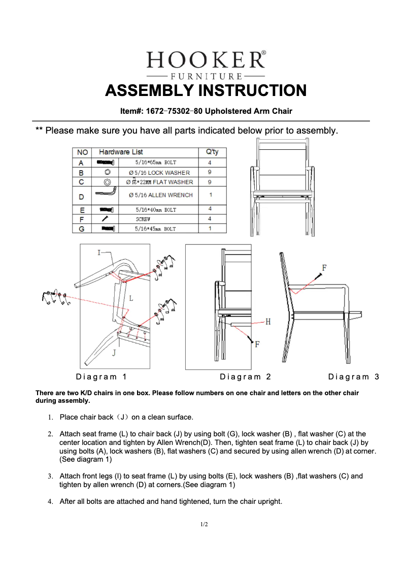 Página nº 1 - Manual de usuario Hooker 1672-75302-80