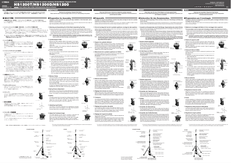 Imagen de la primera página del manual del dispositivo HS1200