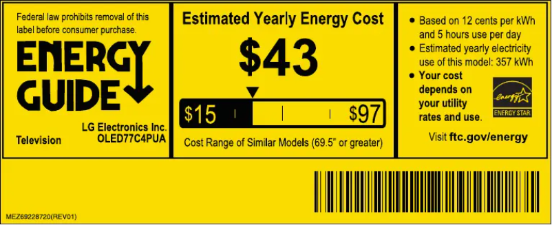 Imagen de la primera página del manual del dispositivo OLED77C4PUA