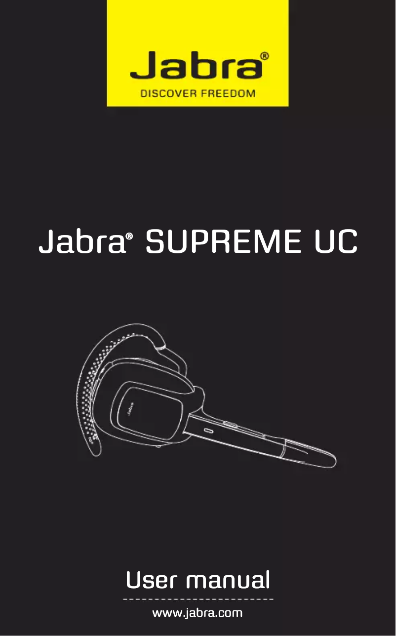 Página 1 del manual Manual de usuario Jabra Supreme UC MS