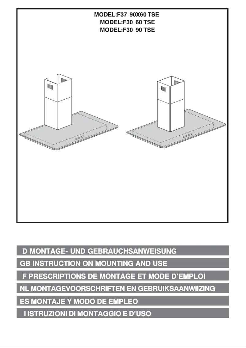 Imagen de la primera página del manual del dispositivo F37 90X60 TSE