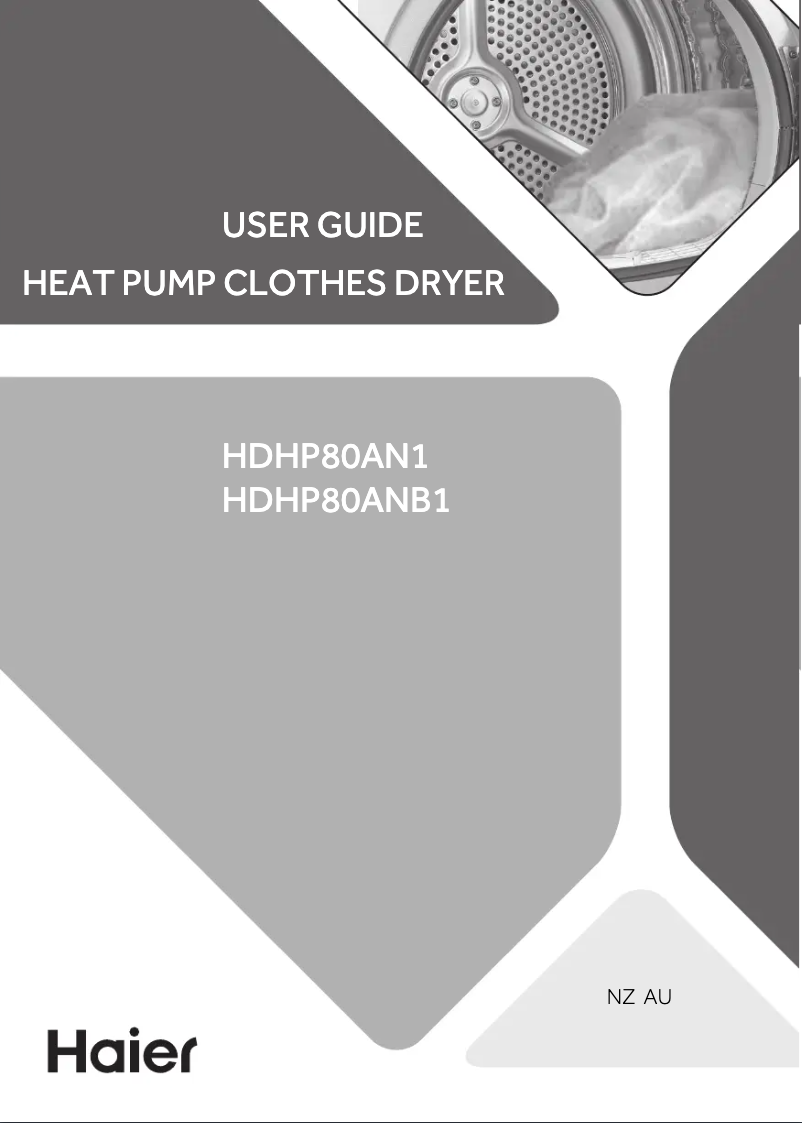 Imagen de la primera página del manual del dispositivo HDHP90AN1