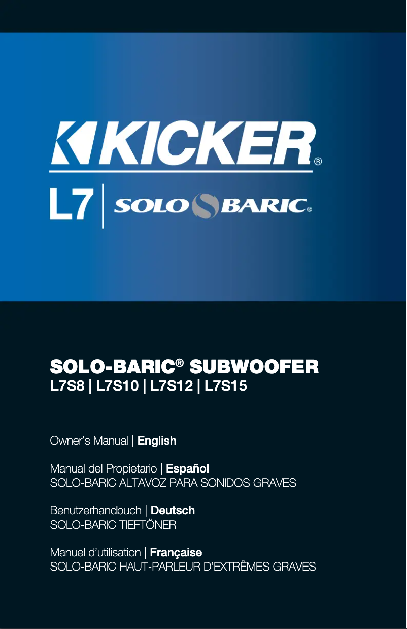 Imagen de la primera página del manual del dispositivo L7S84