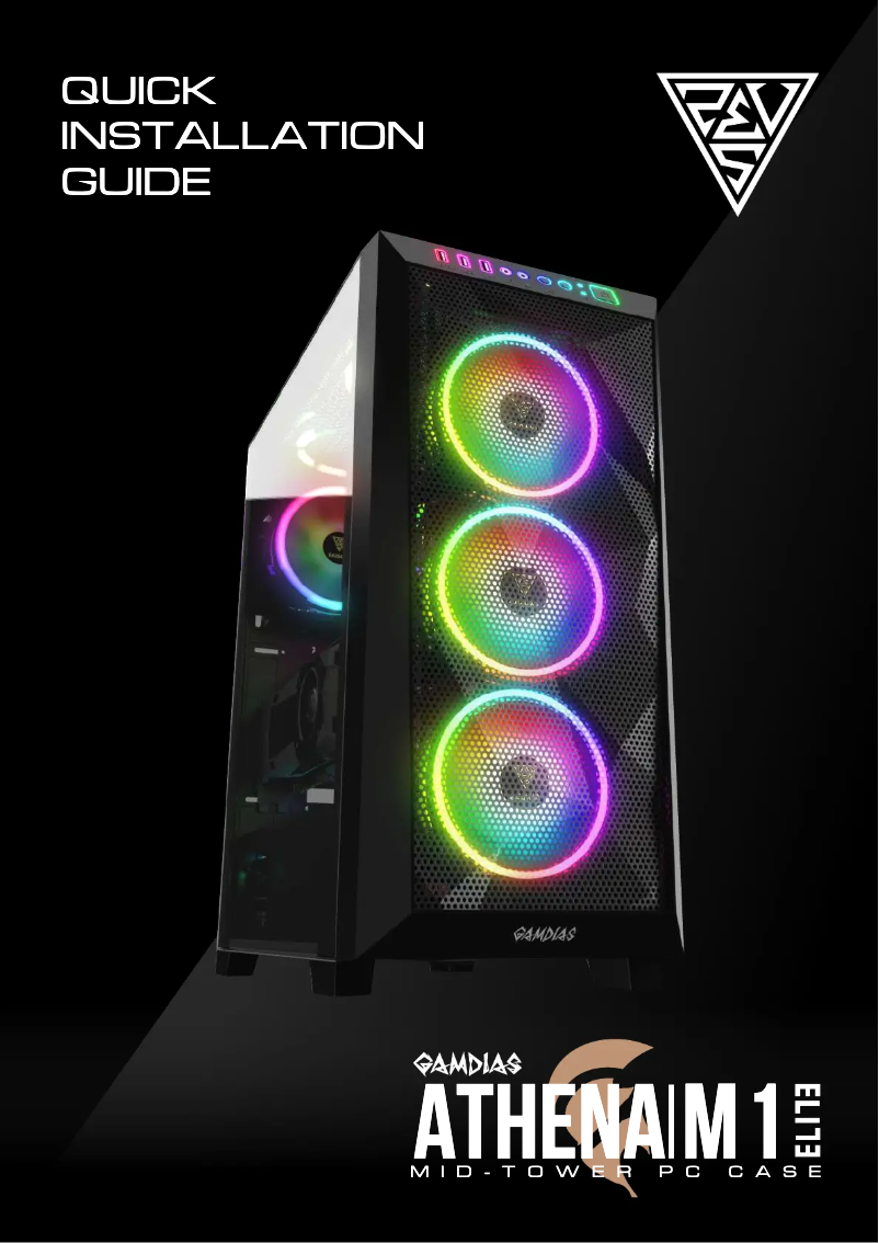 Página 1 del manual Manual de usuario Gamdias Athena M1 Elite