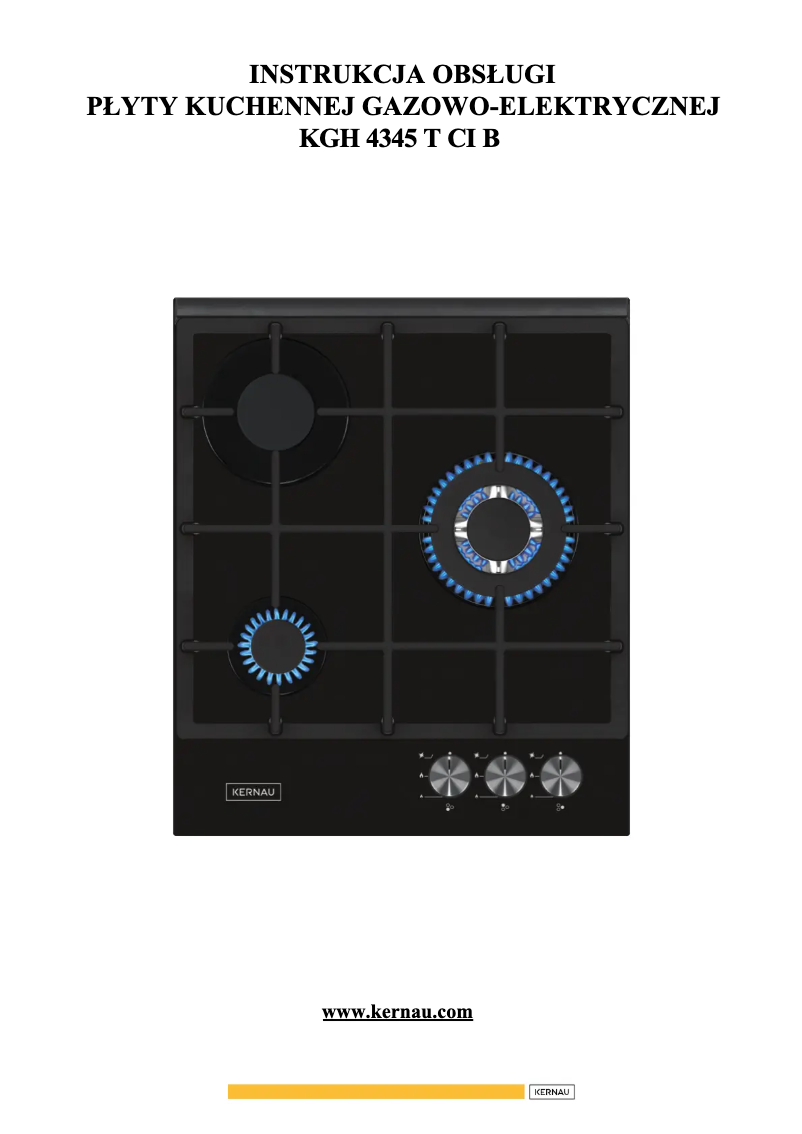 Página 1 del manual Manual de usuario Kernau KGH 4345 T CI B