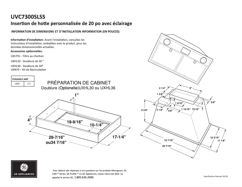 Imagen de la primera página del manual del dispositivo UVC7300SLSS