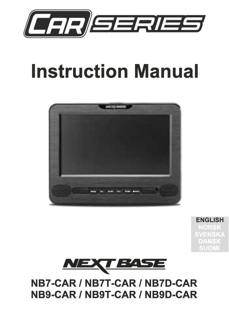 Imagen de la primera página del manual del dispositivo NB7D-CAR