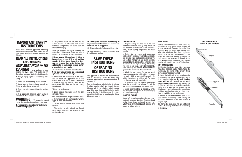 Página 1 del manual Manual de usuario Conair CD11JN