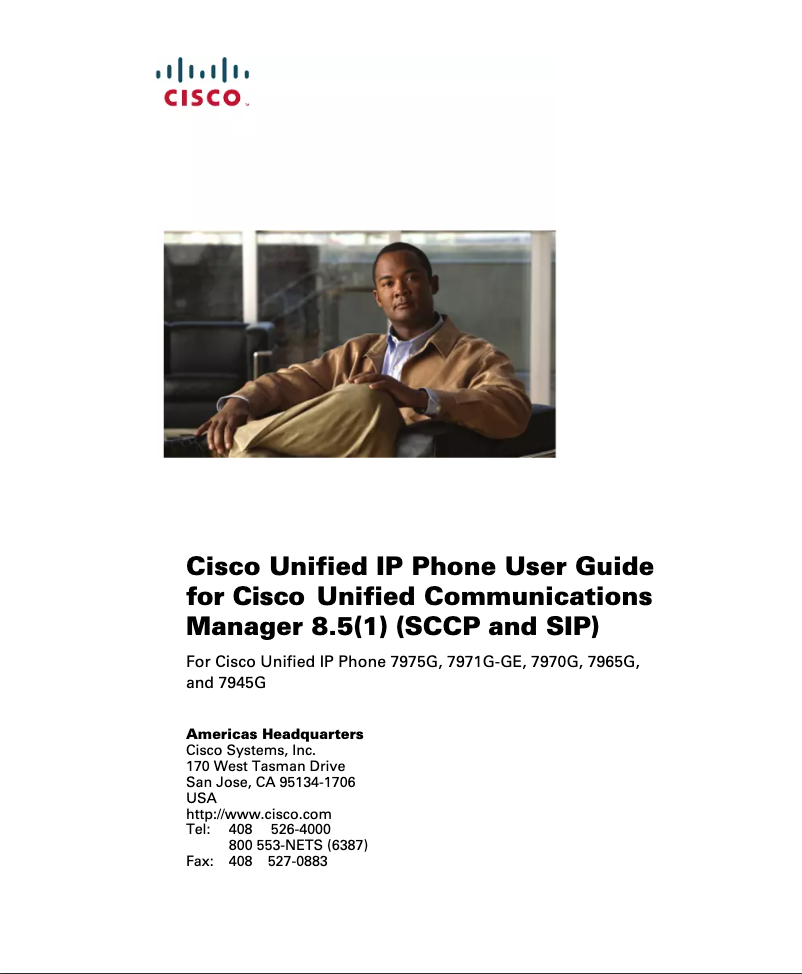 Página 1 del manual Manual de usuario Cisco IP 7945G