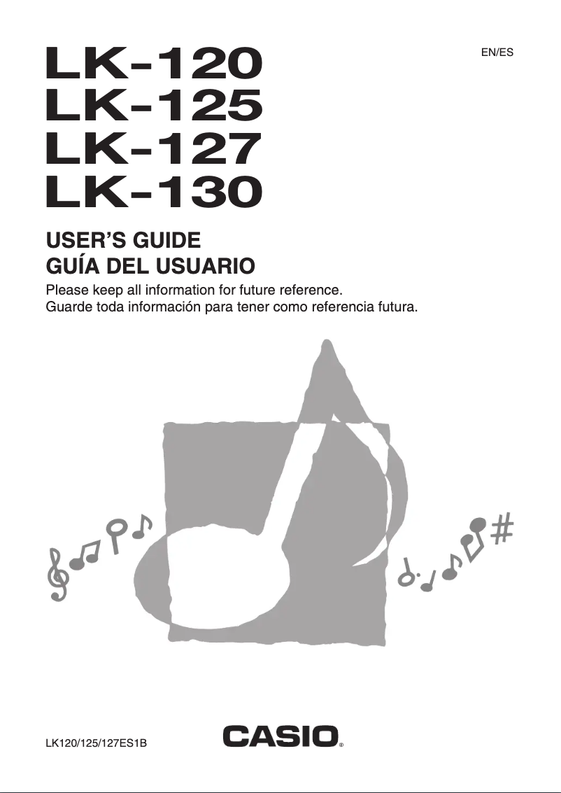 Página nº 1 - Manual de usuario Casio LK-127