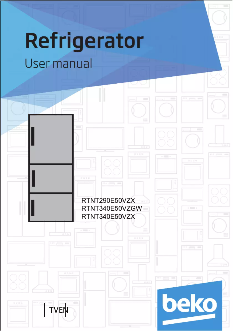 Imagen de la primera página del manual del dispositivo RTNT340E50VZGW