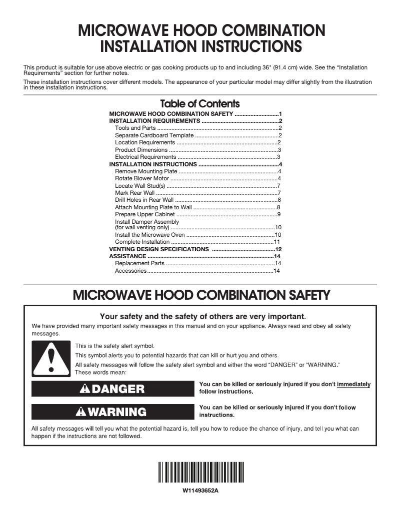 Imagen de la primera página del manual del dispositivo WMHA9019HV