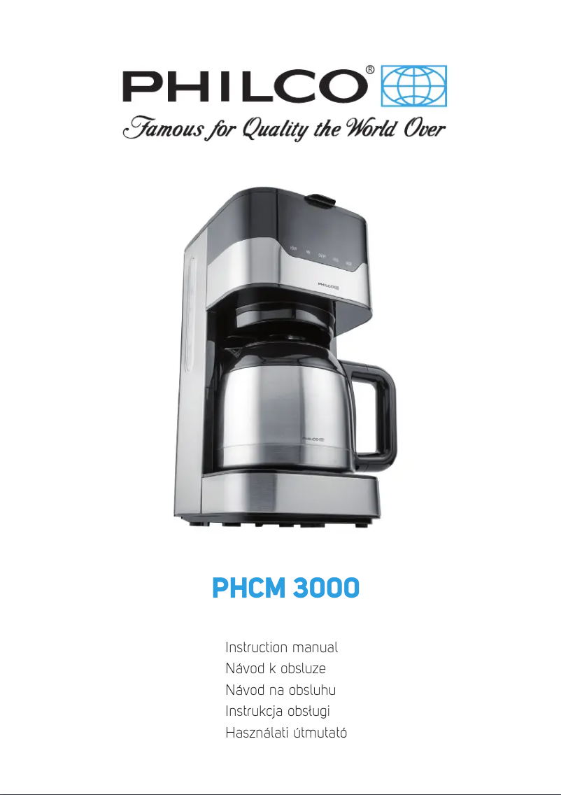 Imagen de la primera página del manual del dispositivo PHCM 3000