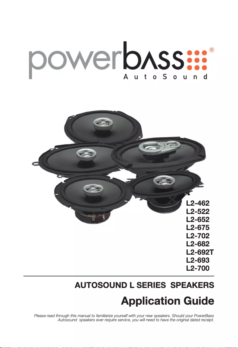 Página 1 del manual Manual de usuario PowerBass L2-682
