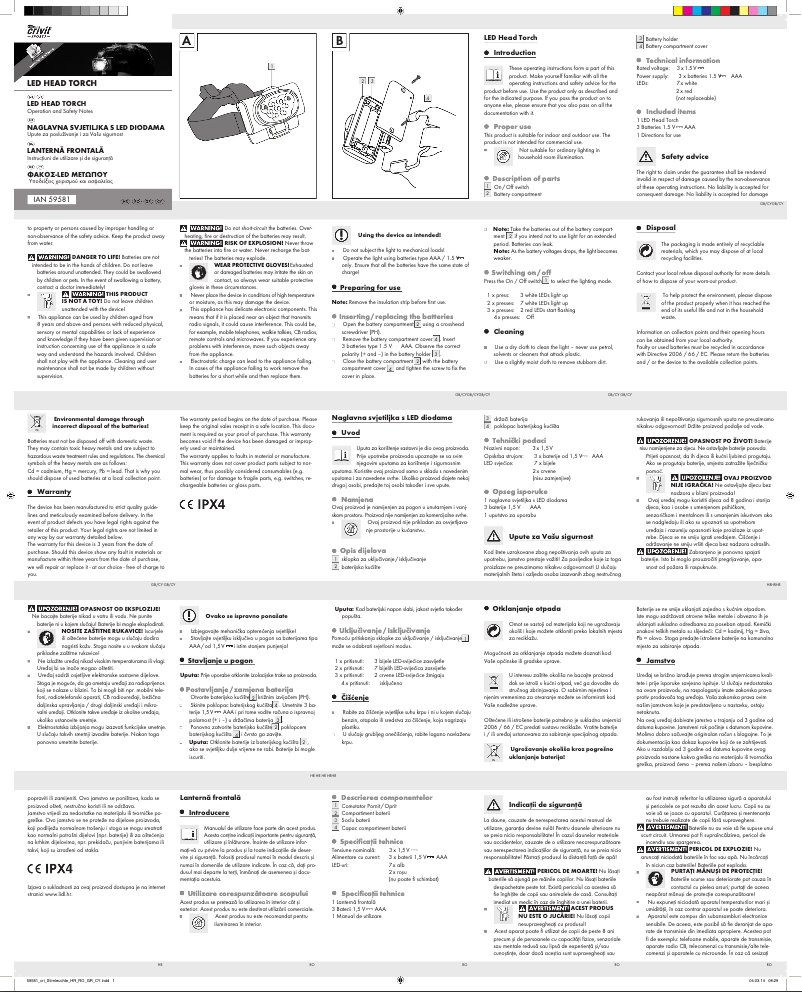 Imagen de la primera página del manual del dispositivo Z29610